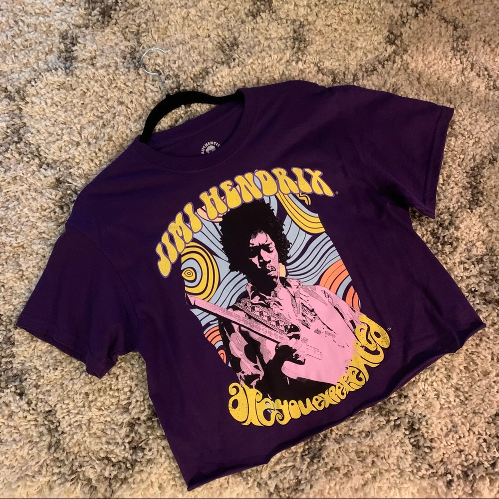 Jimmy Hendrix Graphic Tee/Crop Top